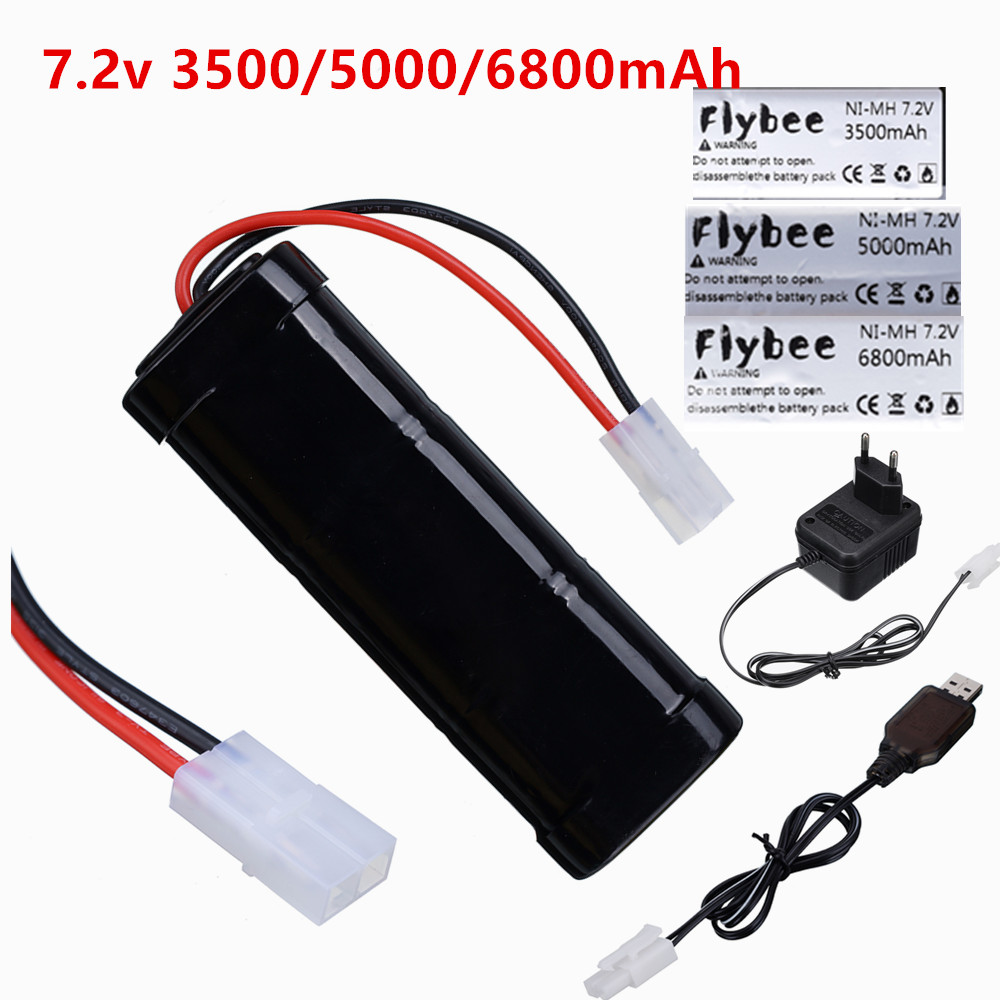 Rc Hobby Boat - Nova Bateria NiMH 7.2V 5000/6800mAh para