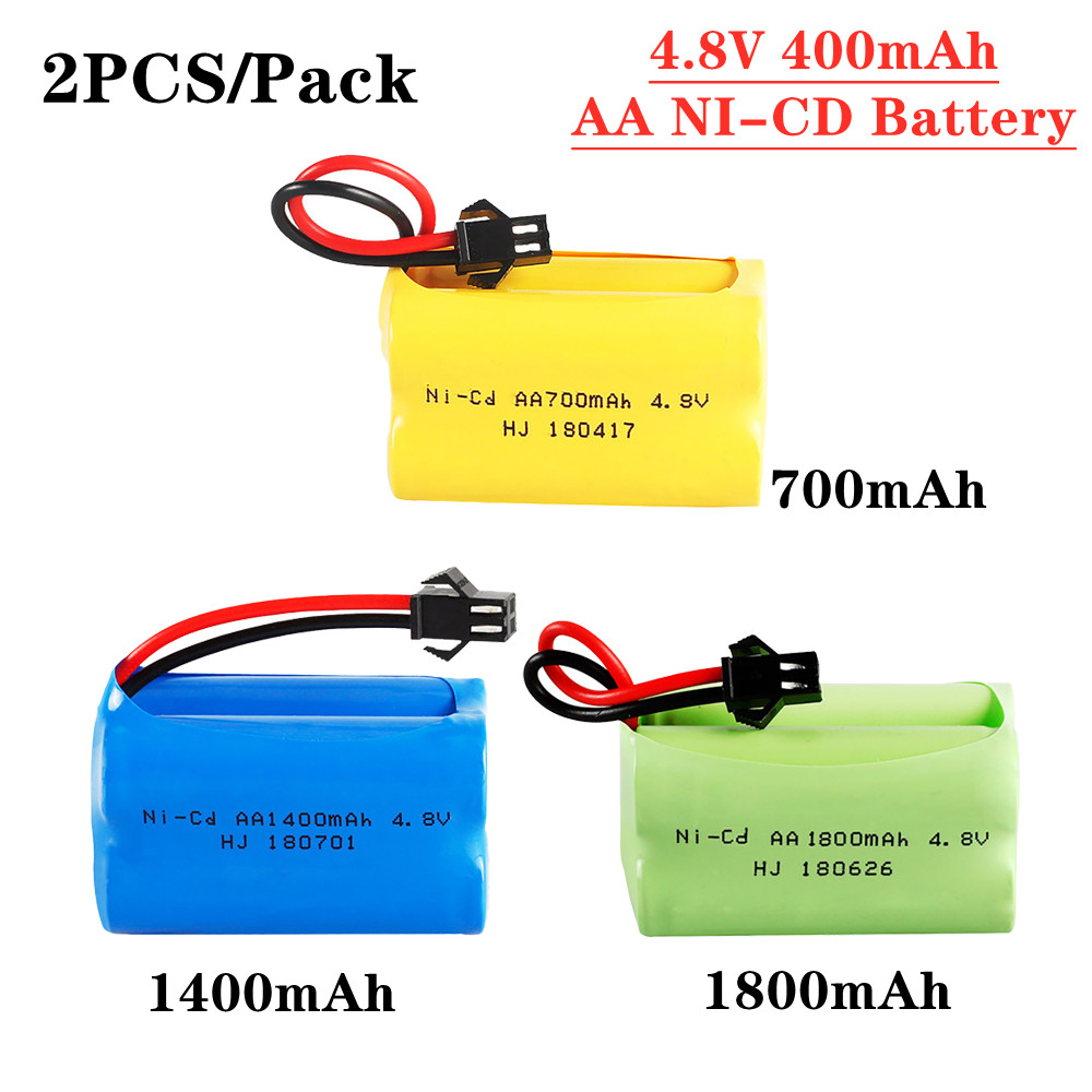Rc Hobby Boat - 4.8v 700/1400/1800mah NiCd Bateria Ni-Cd Bateria