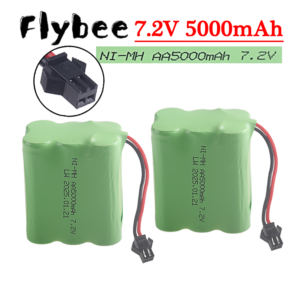 Rc Hobby Boat - (Plugue SM-2P) 7.2v 5000mah bateria nimh