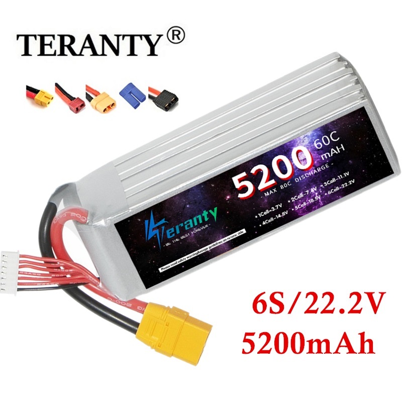 Rc Hobby Boat - TERANTY-Bateria Lipo com Plugue para Tanque,