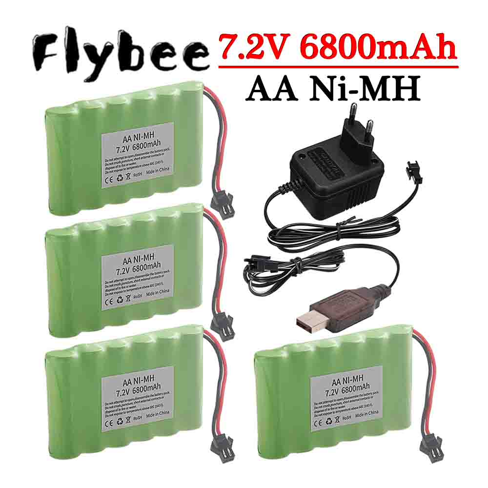 Rc Hobby Boat - Ni-mh 7.2v 6800mah sm plug bateria