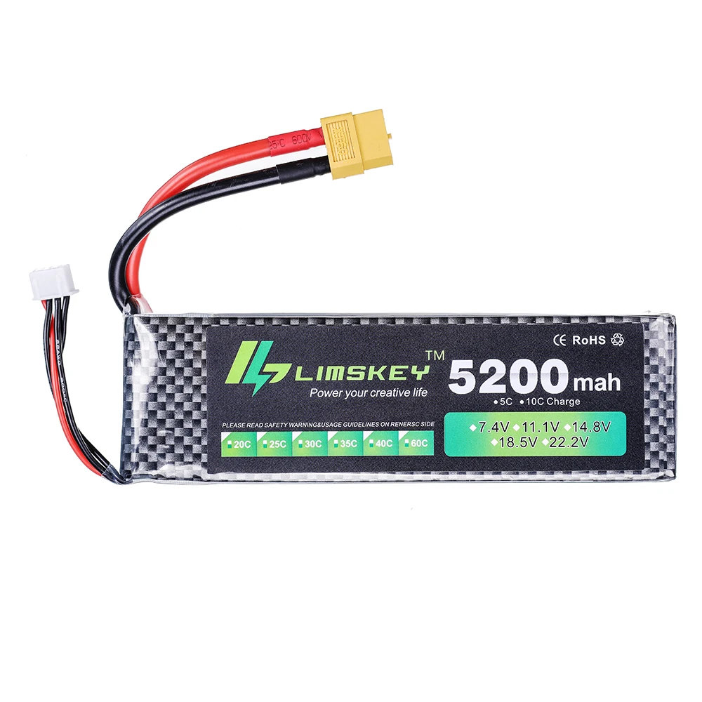 Limskey bateria de energia 7.4 - Rc Hobby Boat avaliação e preço
