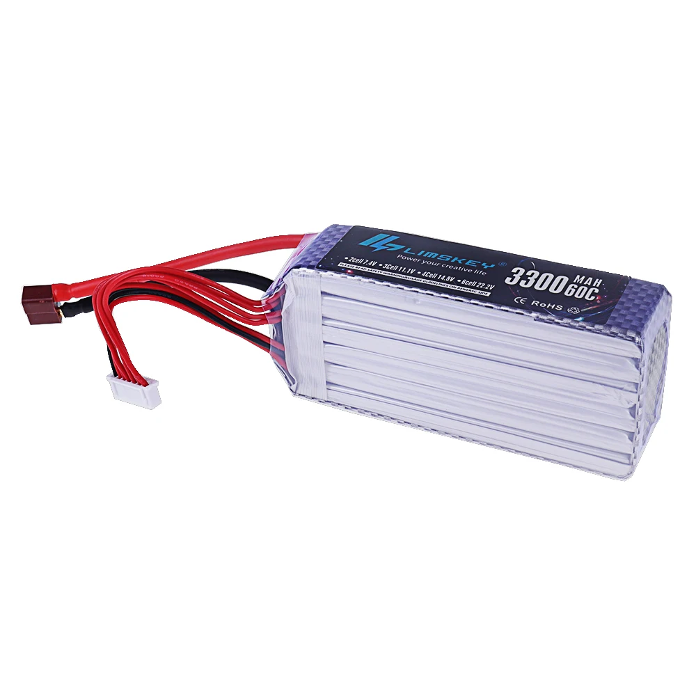 Bateria Lipo 3300mah 22.2V 60C - Rc Hobby Boat avaliação e preço