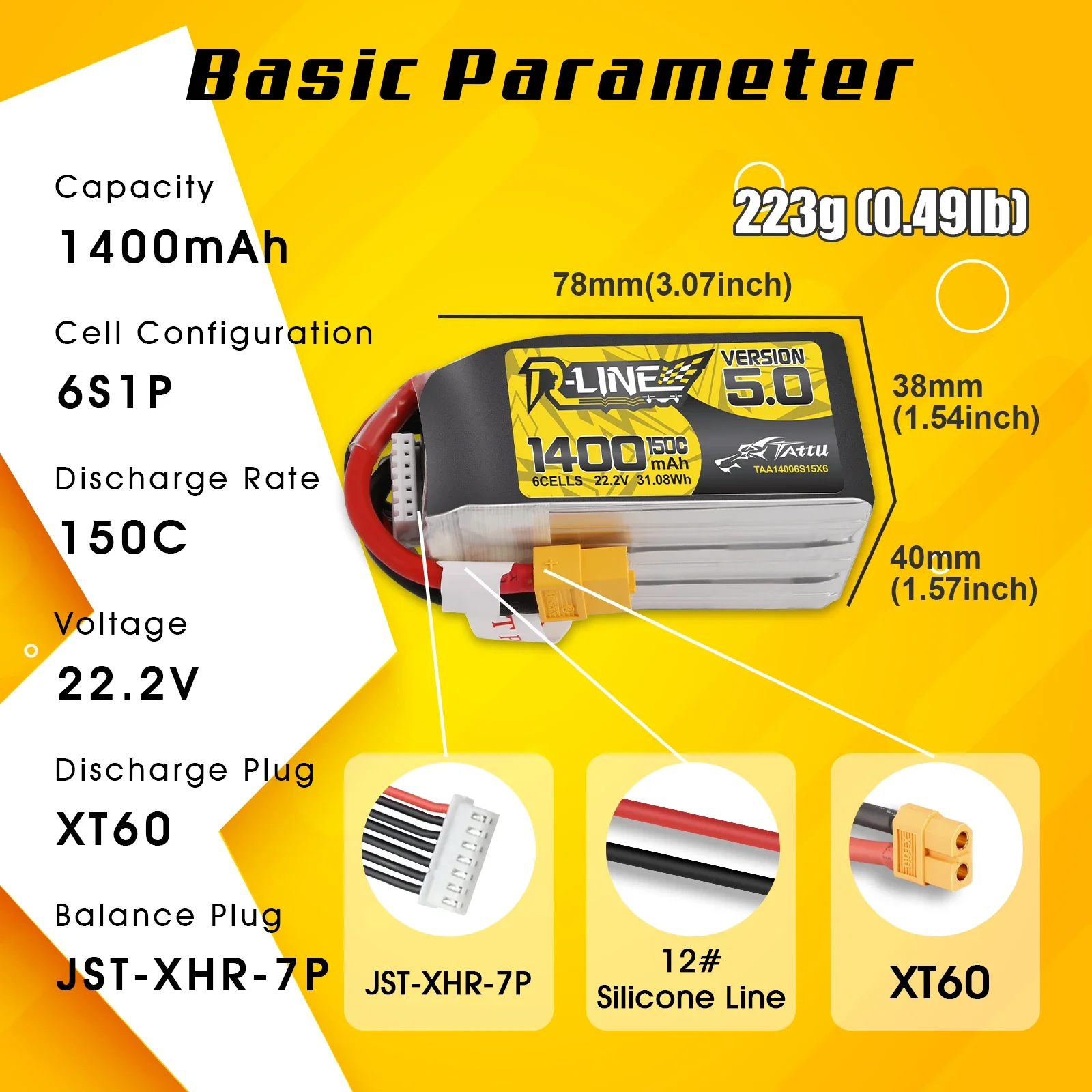 Tattu r-line 1200mah 1400mah 6 - Rc Hobbyking avaliação e preço