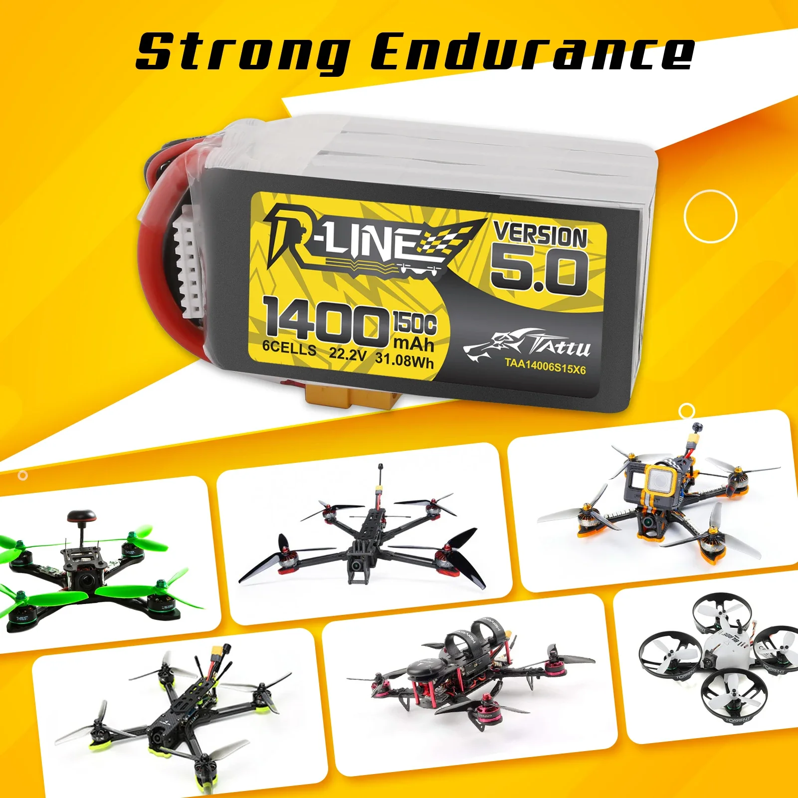 Tattu r-line 1200mah 1400mah 6 - Rc Hobbyking avaliação e preço