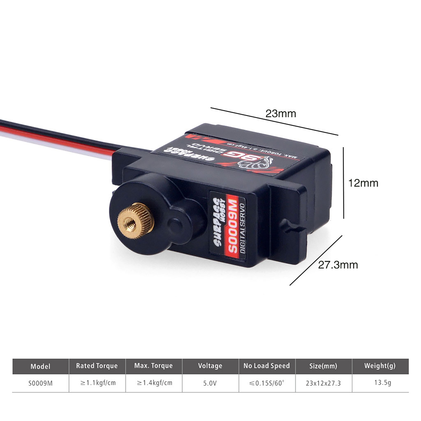 Servo Digital Micro de Alta Ve - Rc Hobby Room avaliação e preço