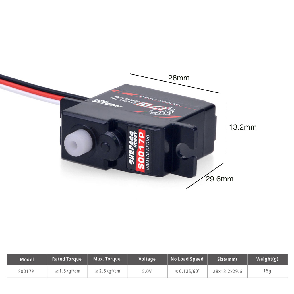 SURPASS Hobby 17g Micro Mini S - Rc Hobbyking avaliação e preço