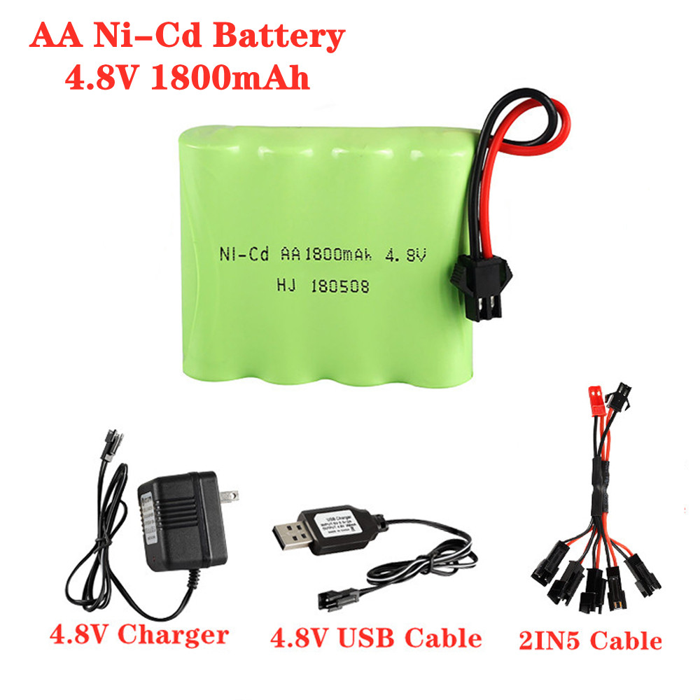 Bateria aa ni-cd 4.8v 1800mah  - Rc Hobby Boat avaliação e preço