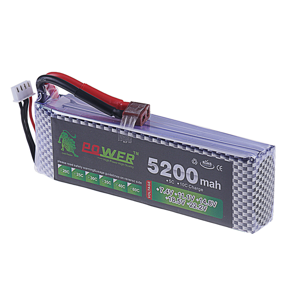 Bateria lipo 3s 11.1v 5200mah  - Rc Hobby Boat avaliação e preço